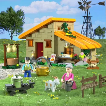 Lumibricks Farm Cheese House Statybinis Rinkinys
