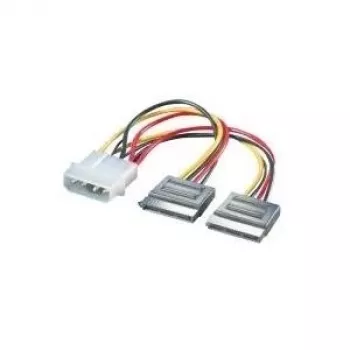 ROLINE Y-Adapter kabelis 4 pol. HDD / 2x SATA (11.03.1050)