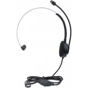 Manhattan Mono On-Ear ausinės su mikrofonu (USB), 1,5 m laidas