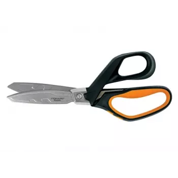 Žirklės Fiskars PowerArc 26 cm, sunkiosios, ergonomiška rankena, kietoms medžiagoms