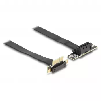 Riser kortelė DeLOCK 88042 PCI Express x1 vyriška 90° kampu su 30 cm kabeliu