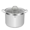 Resto Kitchenware Libra apvalus nerūdijančio plieno puodas 13 L, 22 cm