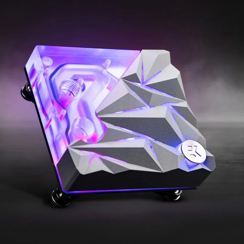 Vandens blokas EK-Quantum Velocity² Edge D-RGB - 1700/1851 Silver Special Edition