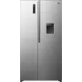 Gorenje HZF55082 NRS917E41XWD G400, Laisvai pastatomas šaldytuvas su šaldikliu, American door, Pilka, 2 durys, Liečiamas valdymas, LED