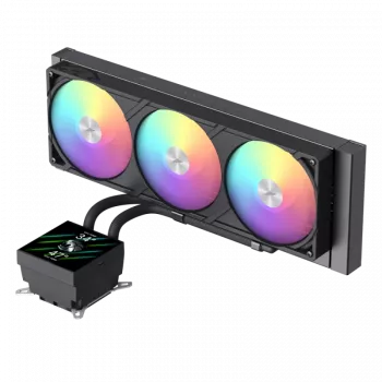 Gamemax CPU skysčio aušintuvas | GLACIER 360 LCD BK | Intel, AMD
