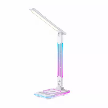 Stalinė lempa Hawk HW-LAMP04 White LED reguliuojama, balta, reguliuojama galvutė ir rankena