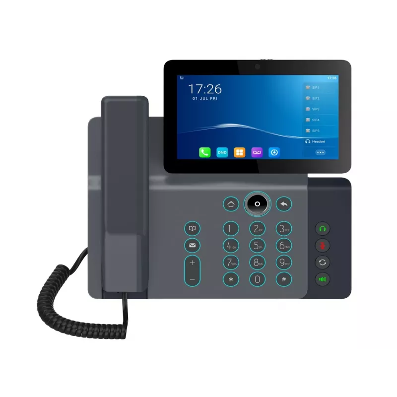 Fanvil V67 IP vaizdo telefonas juodas 20 linijų LCD Wi-Fi