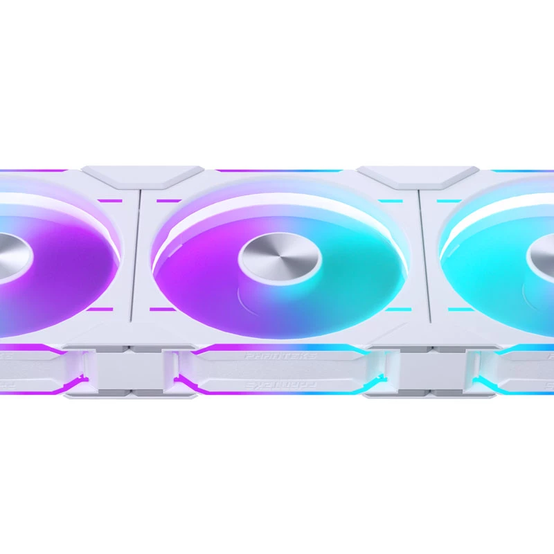 PHANTEKS D30-140 140mm ARGB korpuso ventiliatoriai balti 3 vnt. pakuotė