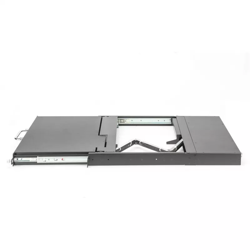 KVM konsolė Digitus 17 colių HD LCD 8 prievadų VGA vokiška klaviatūra