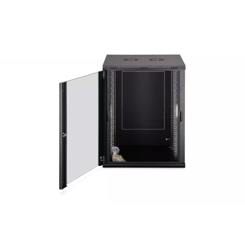 Sieninis 19 inch spintos korpusas DN-37115, 16U, 600x600 mm, juodas