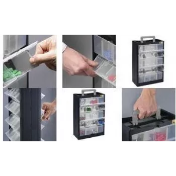 Dėžė smulkioms detalėms allit VarioPlus DrawBox C 40, matmenys P x A x G 300