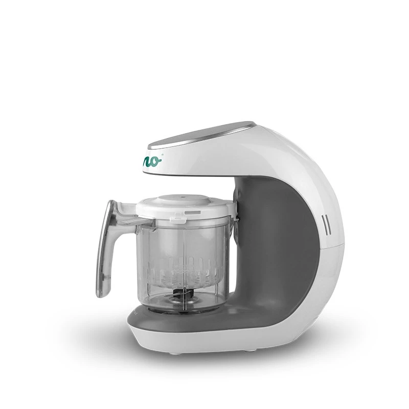 Kūdikių maisto ruošimo aparatas Neno Cibo 300 W, 0,3 l dubuo, garinimas ir maišymas, pašildymas, pilka/balta