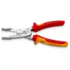 Kabelių nuėmiklis Knipex 13 76 200 ME 6 mm nuėmimo galia Raudonas Nerūdijantis plienas Geltonas