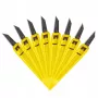 Pjovimo peilis STANLEY 1-10-601 Metalinė raudona/geltona, nulaužiamas ašmenys, rankena 18 cm, pakuotė po 50 vnt.