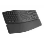 Logitech Ergo K860 for Business belaidė klaviatūra RF Wireless + Bluetooth Šveicariška grafito spalva (920-010347)