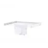 Sieninis džiovintuvas Leifheit Telegant 30 Protect White, plotis 720 mm, gylis 370 mm, 3 m linija