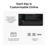 Mechaninė klaviatūra Keychron V3 Ultra 8K – laidinė ir Bluetooth, QWERTY išdėstymas, RGB LED, juoda