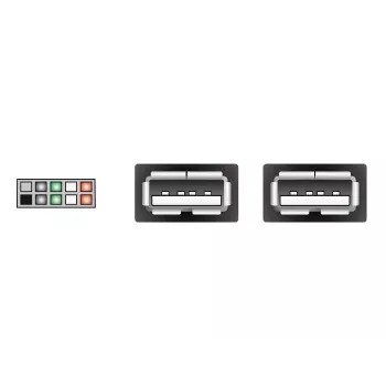 Vidinis USB kabelis DeLOCK 83292 0,2 m Motina-Motina