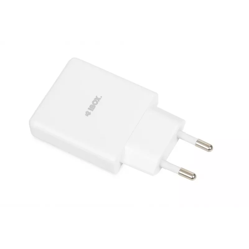 iBox ILUC43W universalus mobiliojo įrenginio kroviklis baltas AC vidaus