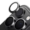 Fotoaparato objektyvo stiklo apsauga Torras Lensguard iPhone 16 Pro Max, juoda