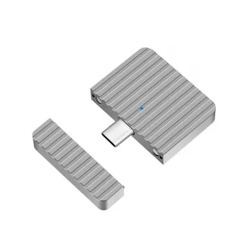 Itin mažas USB3.2 Gen2x1 SSD korpusas su USB-C, NVMe