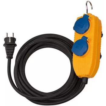 Prailginimo laidas Brennenstuhl 1169200010 5m 4 AC lizdai Lauko geltonas
