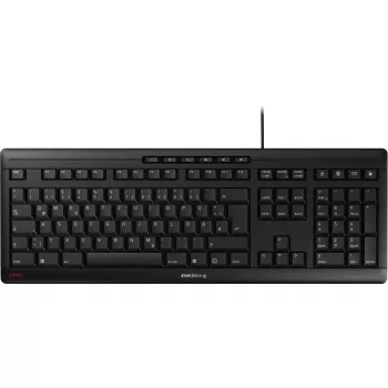 Klaviatūra CHERRY STREAM JK-8500DE-2 Office USB QWERTZ Vokiška Juoda