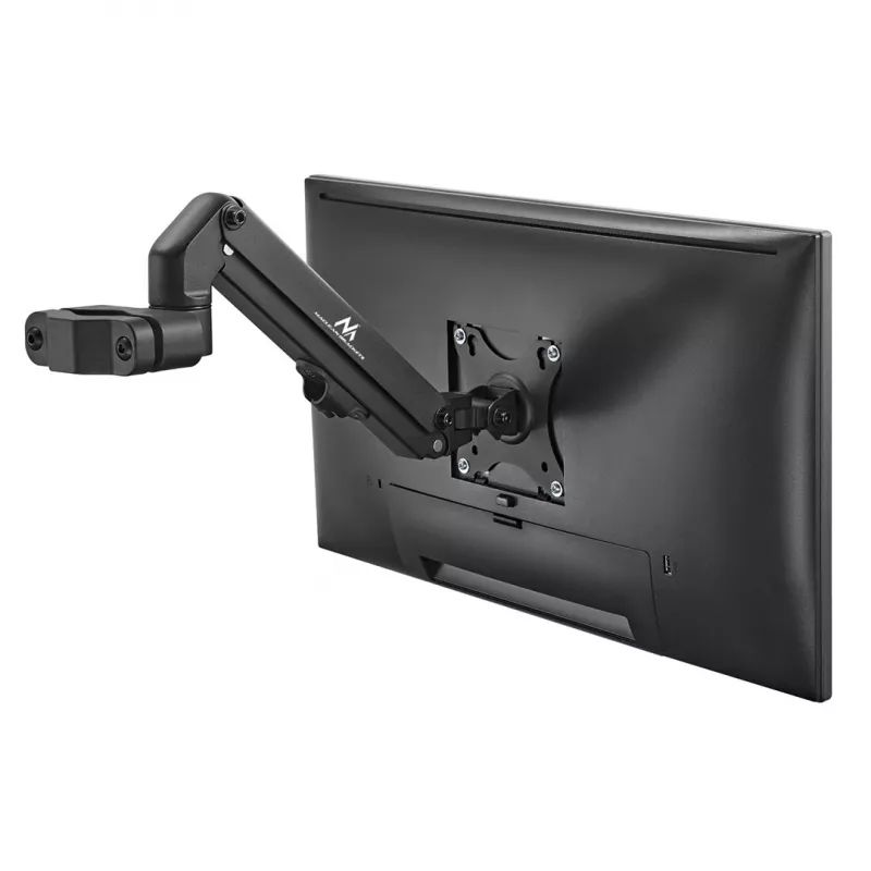 Monitorinis laikiklis ant vamzdžio / stulpo 28-60mm Maclean, 17-27'', 7kg max, dujinė spyruoklė, MC-459