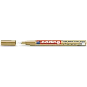 Markerinis rašiklis Edding 780 Gold, Silver – metaliniai rašymo atspalviai, antgalis 0,8 mm, 1 vnt.