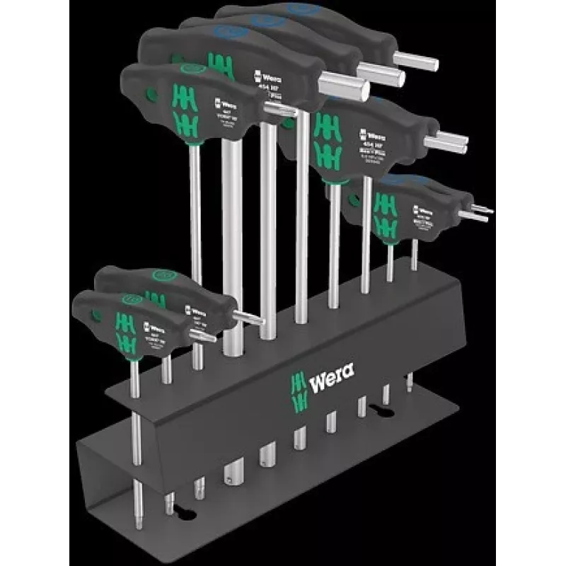 Wera Bicycle Set 6 T-Handle Key Set, 10 dalių, laikymo dėžutėje (05004174001)