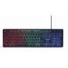 Pilno dydžio laidas klaviatūra su pele Gembird KBS-UML-01 — USB, QWERTY JAV, 104 klavišai, juoda