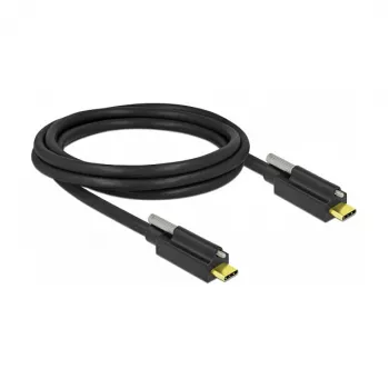 USB Type-C laidas DeLOCK 84138 2m Juodas
