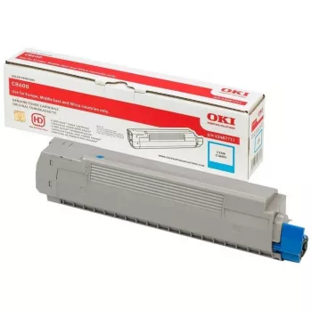 Toner OKI 43487711 Cyan iki 6000 puslapių