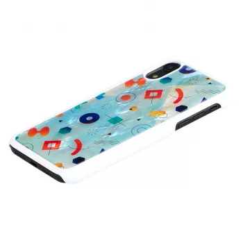 iKins apsauginis dėklas „Poppin Rock“ iPhone XR – baltas