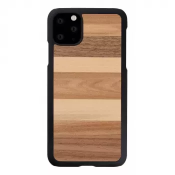 Apsauginis dėklas Man & Wood iPhone 11 Pro Max – juodas