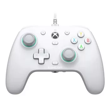 Laidinis žaidimų pultas GameSir G7 SE White, Xbox One / Xbox Series X/S / Windows, USB-C, 3 m laidas, Hall efekt svirtys, keičiamas priekinis skydelis