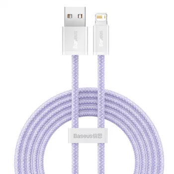 Baseus Dynamic kabelis USB į Lightning, 2.4A, 2m (Violetinė)