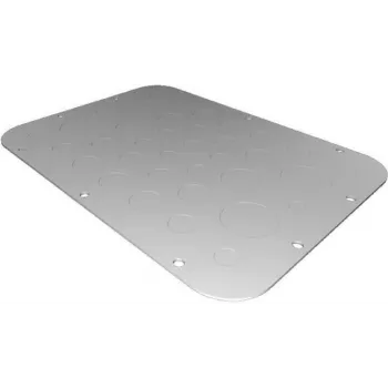 Stovo plokštė Rittal AX 2575.100 – plieninė, šviesiai pilka, 301×221 mm