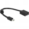 Laidas DisplayPort DeLOCK 65554 Mini DisplayPort 0,21 m Juodas