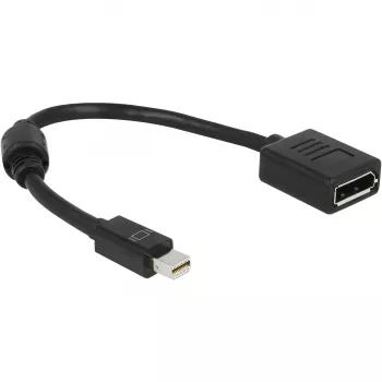 Laidas DisplayPort DeLOCK 65554 Mini DisplayPort 0,21 m Juodas