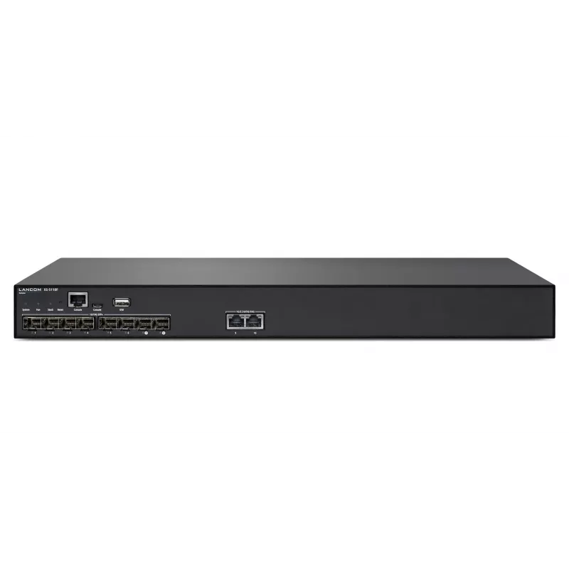 LANCOM XS-5110F valdomas L2/L3 10G agregacinis jungiklis (100/1000/10000) 1U juodas