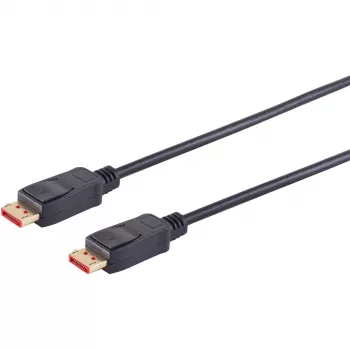 DisplayPort kabelis S/CONN 10-76015 0,5 m Juodas