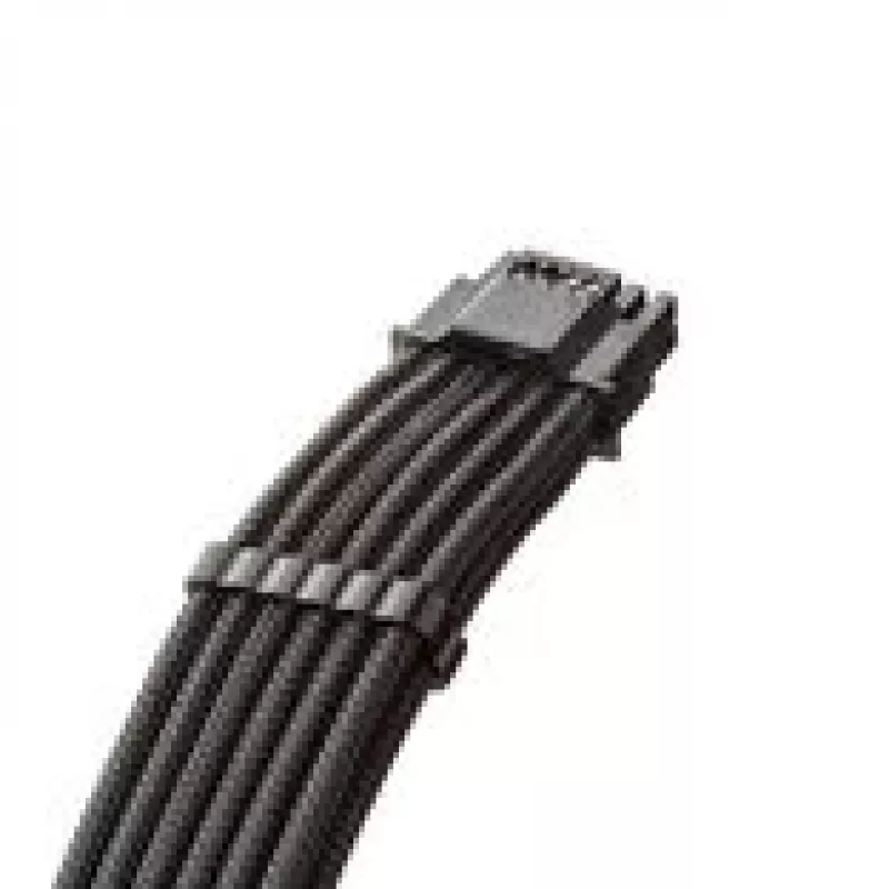 CableMod Universal Pro ModMesh 16 kaiščių į 16 kaiščių kabelis, pintas, StealthSense - juodas, 60 cm