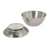 Adler AD 3134 elektroninės virtuvinės svarstyklės, nerūdijantis plienas, apvalios