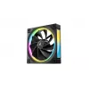 DeepCool FL12R 120mm ARGB korpuso ventiliatoriai 3 vnt. komplektas juodi