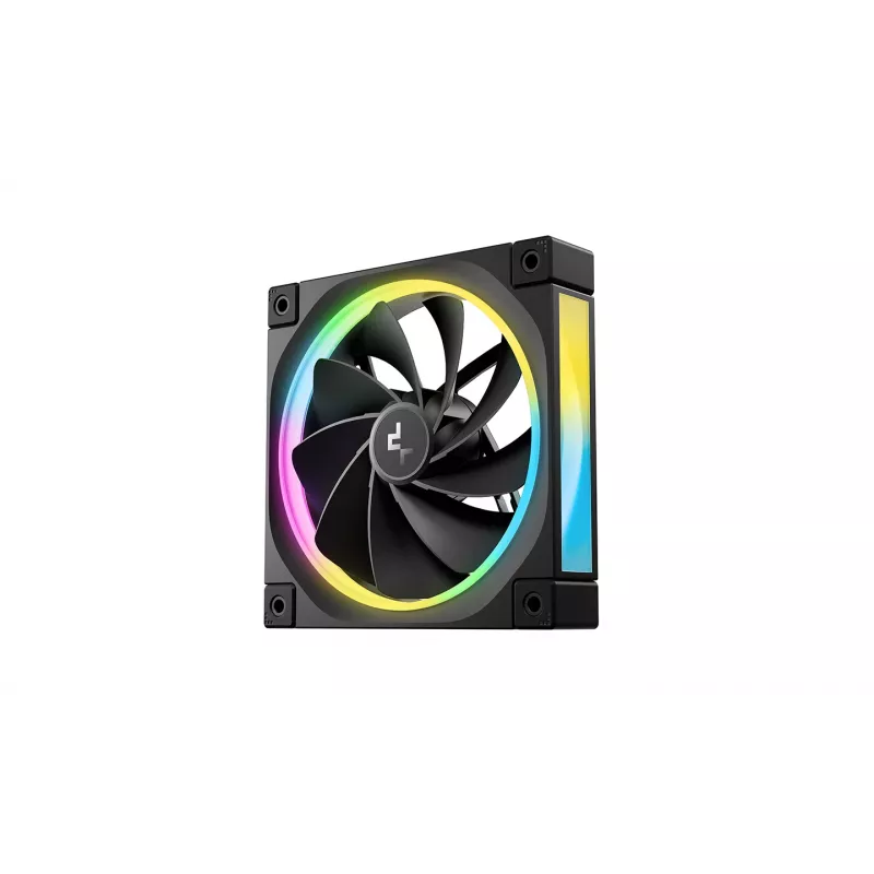 DeepCool FL12R 120mm ARGB korpuso ventiliatoriai 3 vnt. komplektas juodi
