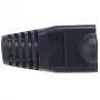 Equip kabelio apsauginis gaubtas, juodas, RJ-45, 28 mm, 105 g, 100 vnt.