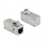 DeLOCK Keystone modulis RJ45 lizdas – RJ45 lizdas Cat.6A 90° kampu