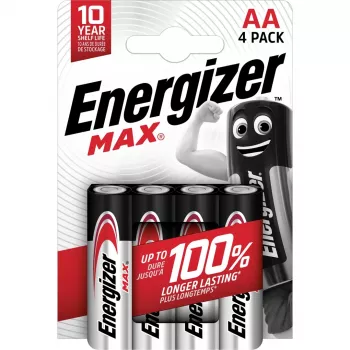 Baterija Energizer Max AA vienkartinė šarminė, 1,5 V