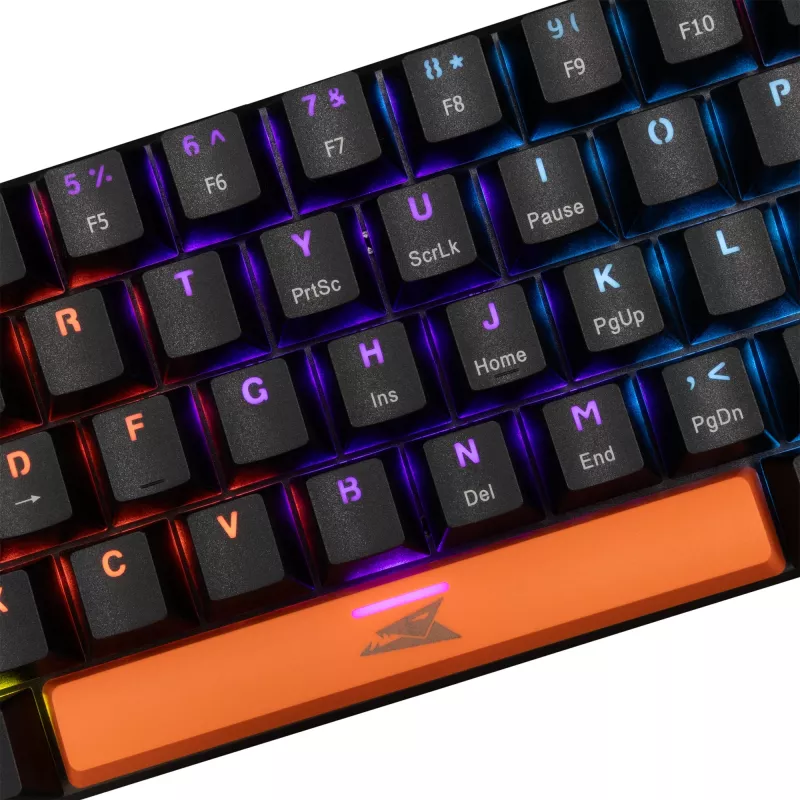 Mechaninė klaviatūra Baracuda Dolphin Black US išdėstymas su Blue jungikliais